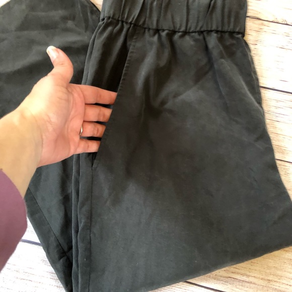 Eileen Fisher slouchy crop pant steel gray small - Picture 7 of 9